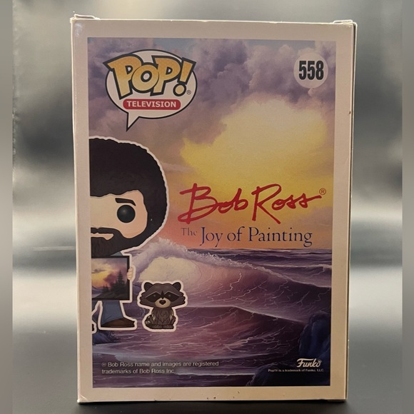 Funko Pop! Bob Ross and Raccoon - Picture 3 of 5